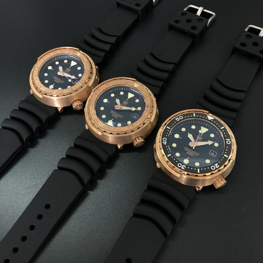 Tin bronze canned 300m mechanical diving watch